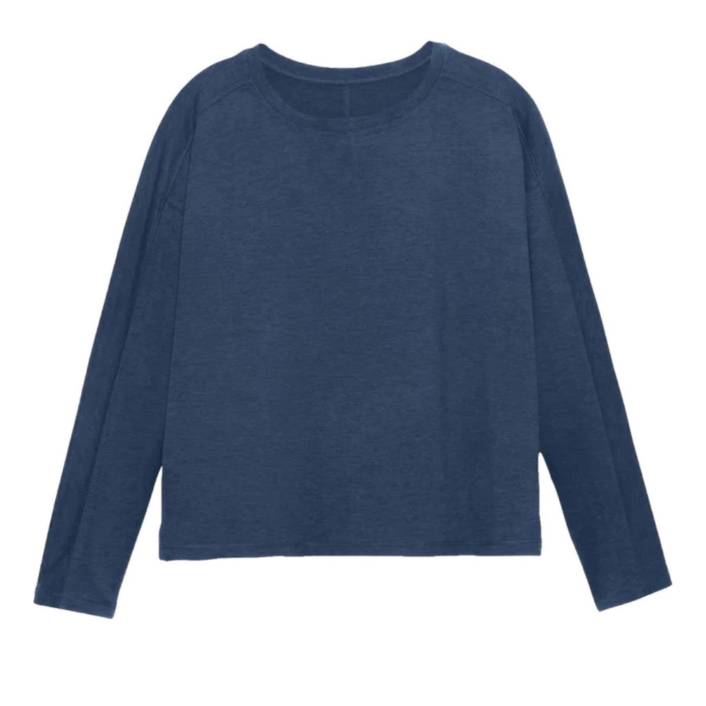Girlfriend Collective ReSet long sleeve in midnight